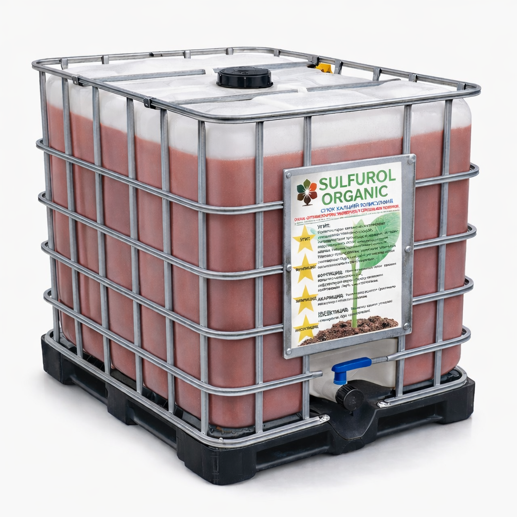 SULFUROL ORGANIC (liquid calcium polysulfide) 1000L container